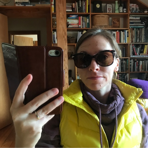 Loft Brown Tortoiseshell Gold Sunglasses, NWT, 6” - Picture 13 of 14